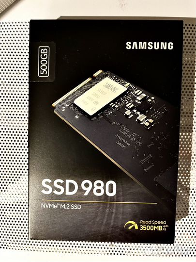 Новый SSD Samsung 980 на 500 Gb, M.2 2280