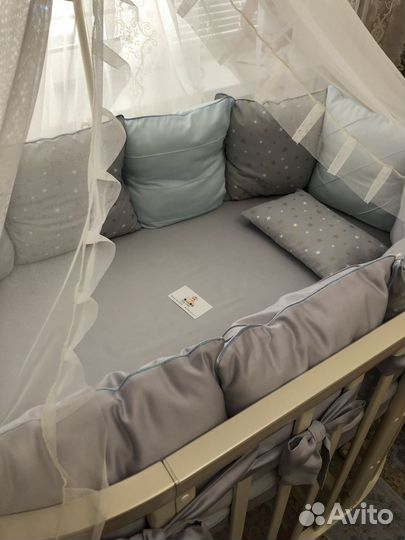 Бортики в детскую кроватку