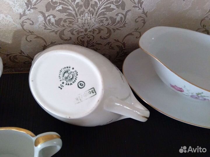 Соусник фарфор СССР