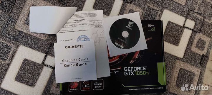 Geforce gtx 1050 ti 4Gb