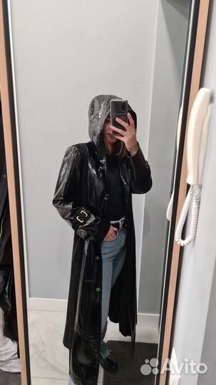 Кожаный плащ