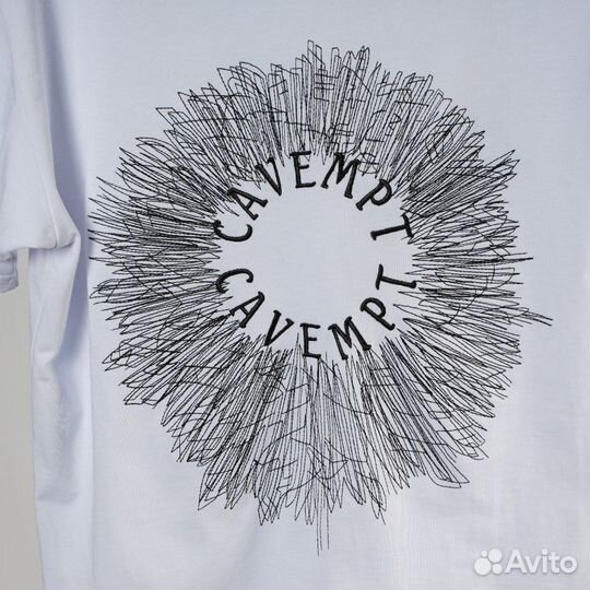 Футболка Cav empt Белая, 100% Хлопок