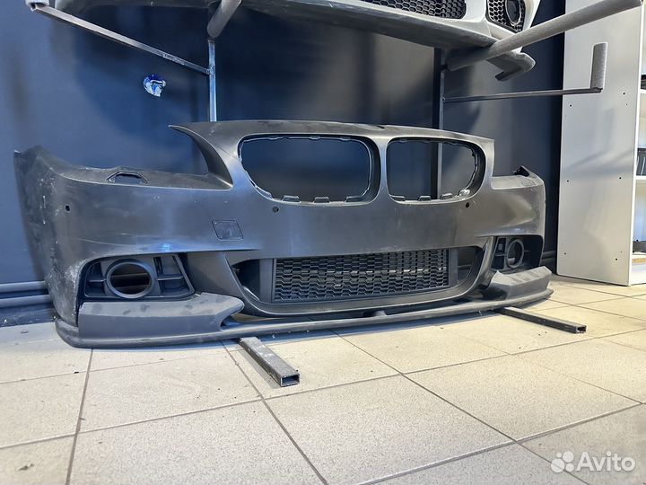 Bmw f10 передний бампер m pac м тех