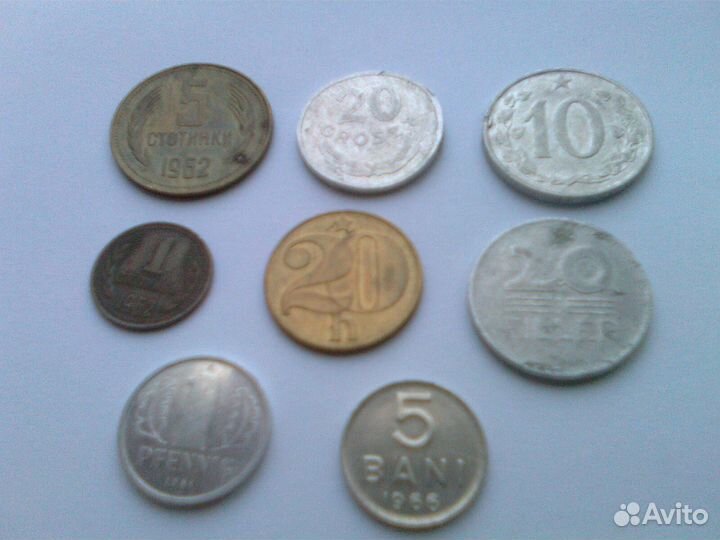 Монеты бывших соцстран