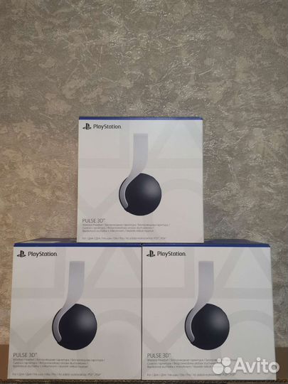 Новые наушники Sony Pulse 3D рст