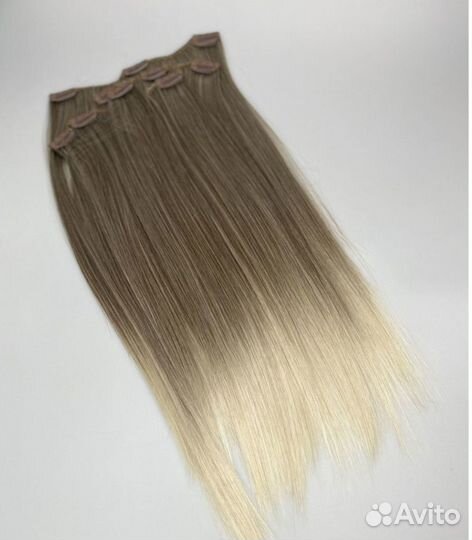 Волосы на заколках искусственные