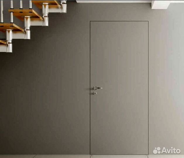 Скрытые межкомнатные двери под отделку