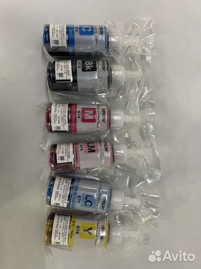 Чернила для epson l1800 l805 оригинальные