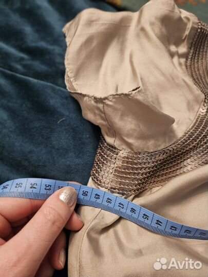 Блузка натуральный шелк 46р