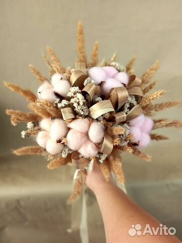 Букет невесты из сухоцветов