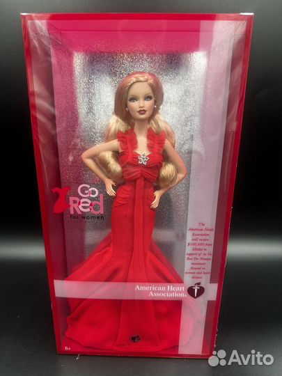 Кукла барби Barbie Go Red 2007 год