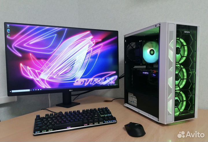 Игровой пк с монитором
