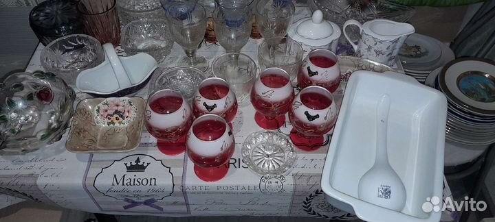 Посуда(хрусталь,фарфор,керамика)