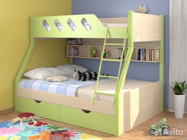 Двухъярусная кровать Дельта 20.02