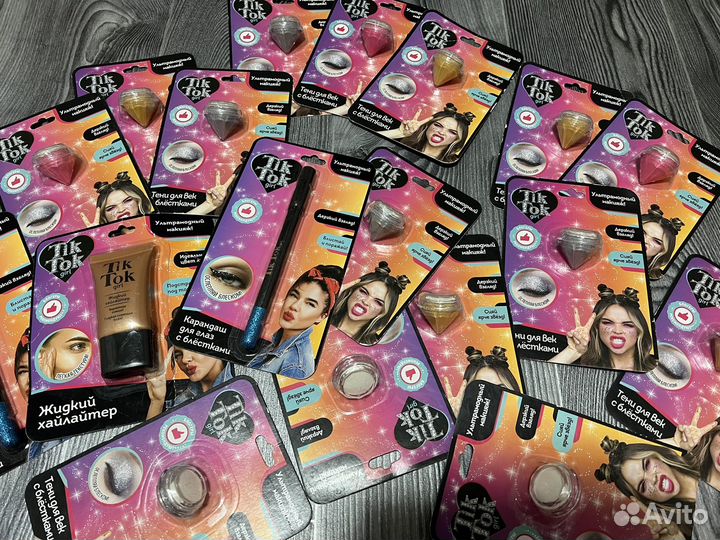 Новая косметика tik tok тени карандаш хайлайтер