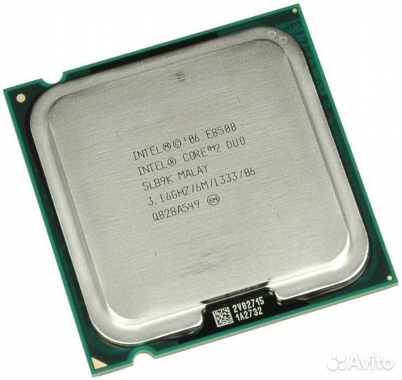 Intel Core 2 Duo E8500, s 775 гарантия