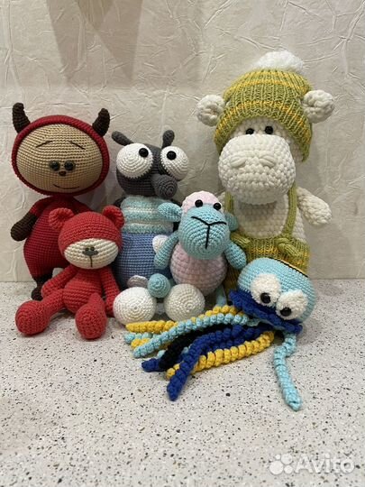 Вязаные игрушки ручной работы