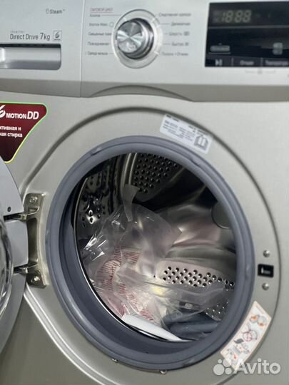 Стиральная машина LG f2j3hs4l серебристый