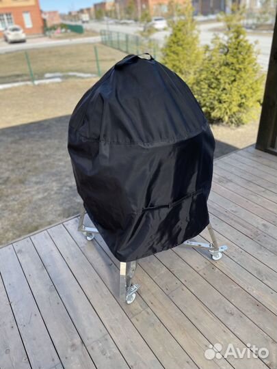 Чехол для барбекю цвет темно-синий (диаметр 75 см)