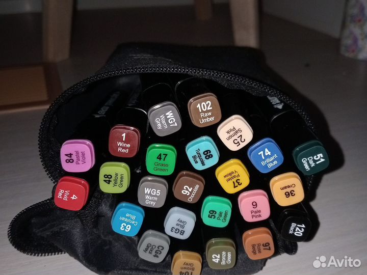 Фломастеры для рисования,24 шт,не засохшие