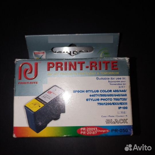 Картридж чёрный для принтера epson stylue color