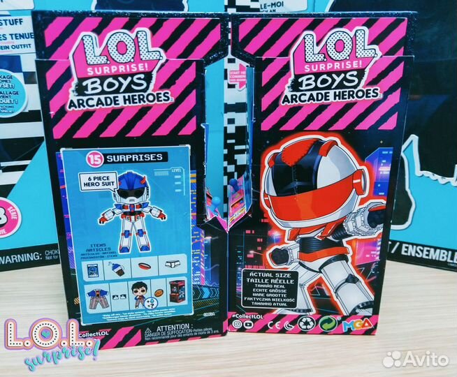 LOL Surprise Аркада Arcade Heroes Gear Guy и Titan