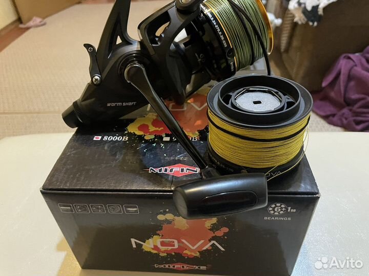Катушка с байтранером Mifine nova 8000