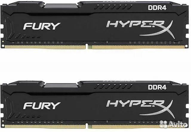 Кит 2х4Gb Kingston HyperX fury DDR4-2133