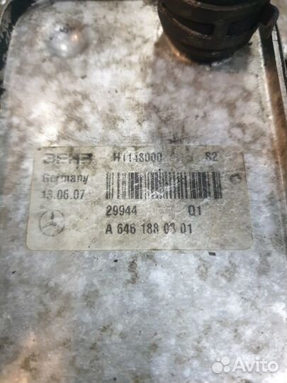 Радиатор масляный Mercedes Benz W211 OM646