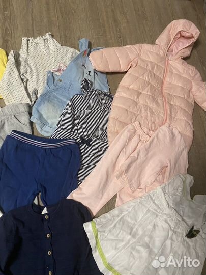 Одежда для девочки пакетом 74 80 86
