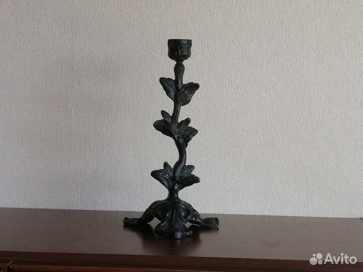 Подсвечник стебель винограда Касли литье 1979 СССР