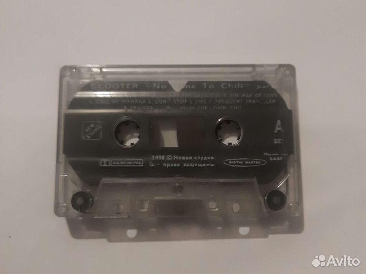 Аудиокассета scooter no time to chill