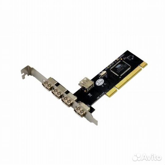 Контроллер USB 2.0 PCI 5 портов (4+1)
