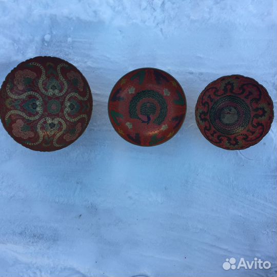 Ваза для фруктов латунь