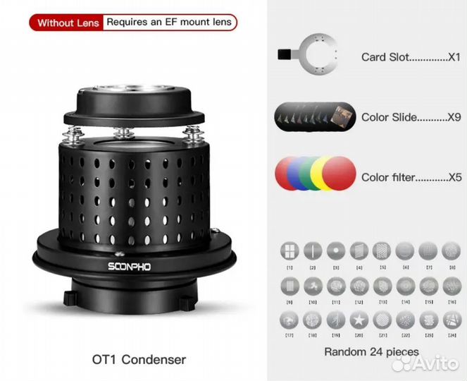 Оптическая насадка, конденсатор