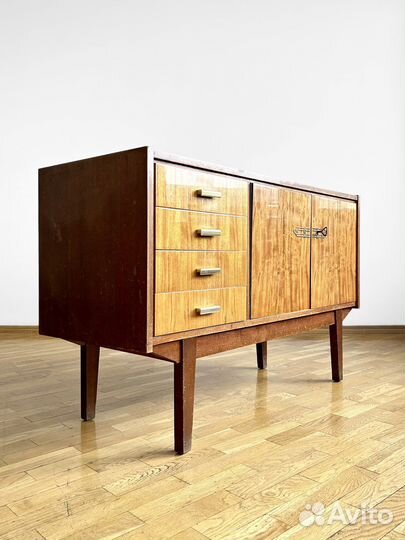 Винтажная консольная тумба-хайборд mid-century