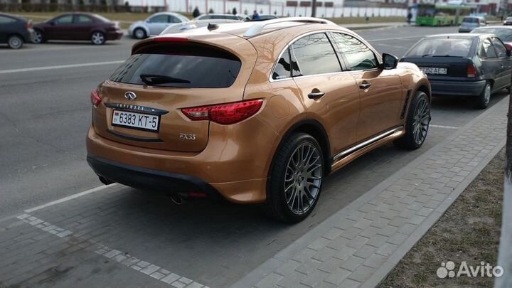 Задние боковые накладки Infiniti fx/qx70