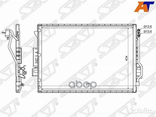 Радиатор кондиционера Mercedes-Benz S-Class 05-13