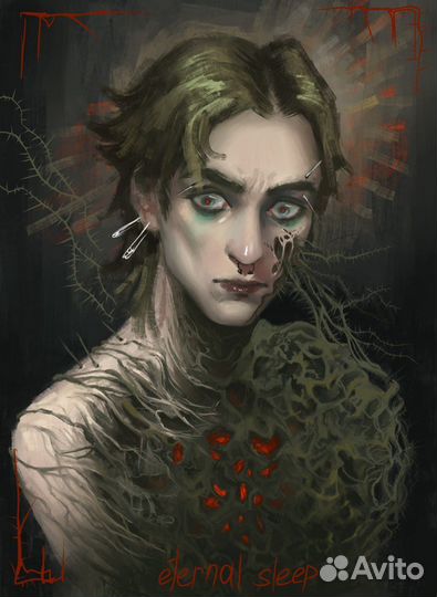 Мрачный арт на заказ