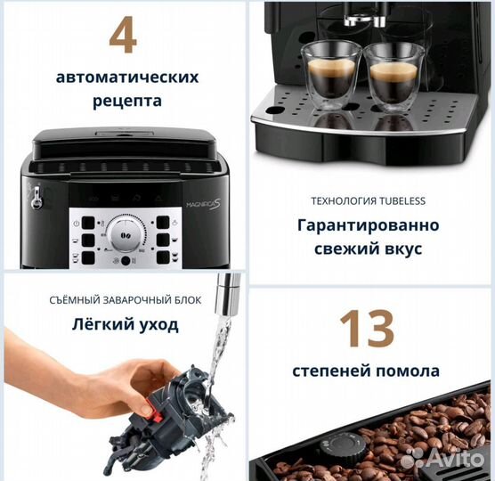 Кофемашина Delonghi ecam 22.110 B