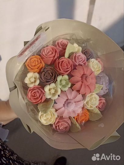 Шоколадные розы букет