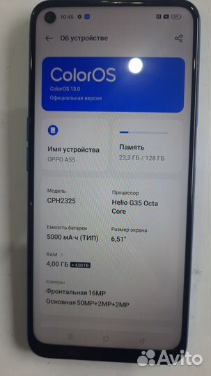 OPPO A55, 4/128 ГБ
