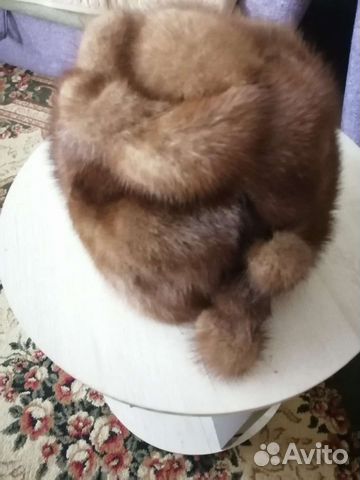 Шапка норковая женская