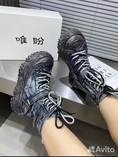 Ботинки Demonia black boots