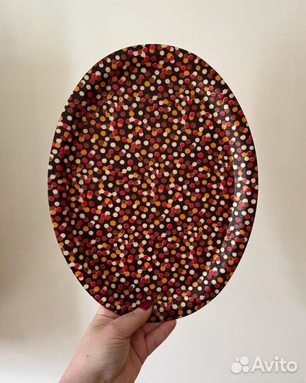 Поднос пластик 1980 Эстония винтаж редкий