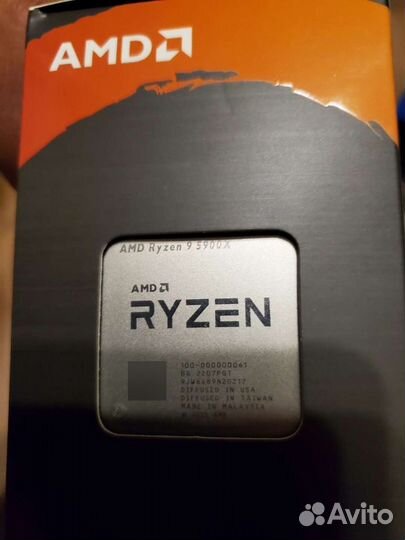 Новый процессор AMD Ryzen9 5900X 12 ядер 24 потока