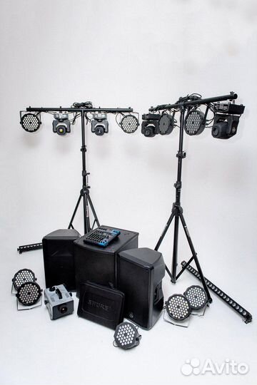 Аренда светового/звукового оборудования и тв