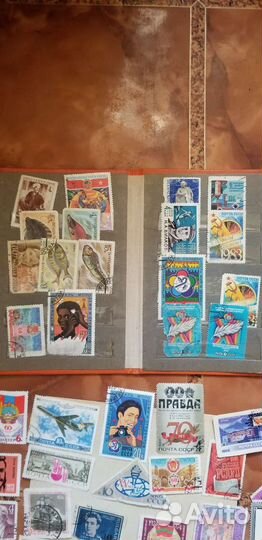 Марки СССР, альбом с марками