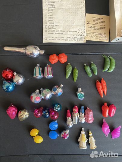 Елочные игрушки СССР малютка