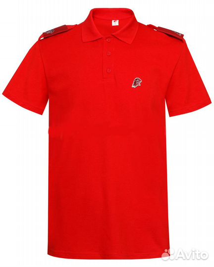 Футболка поло красная детская Юнармия юн-полодетюк